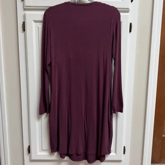 Kindred Bravely Riley Ribbed Bamboo Maternity & Nursing Nightgown Size Large - Picture 3 of 12